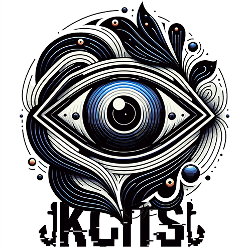 Kcits.Icu Logo - stylized eye